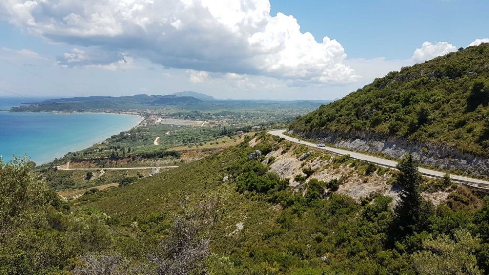 Udsigt over Zakynthos