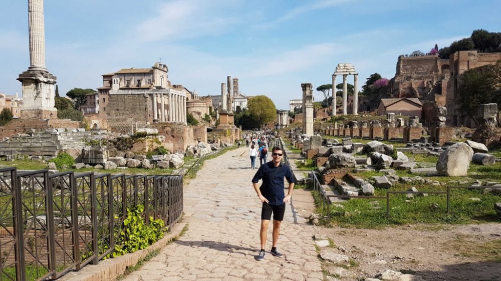 Kenneth og Forum Romanum