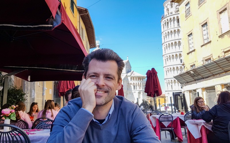 Frokost i Pisa med udsigt