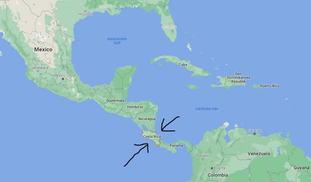 Hvor ligger Costa Rica