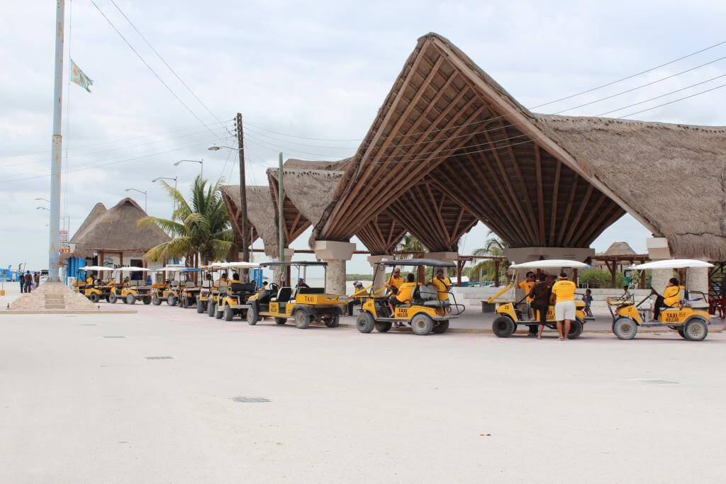 Golfvogne på Isla Holbox