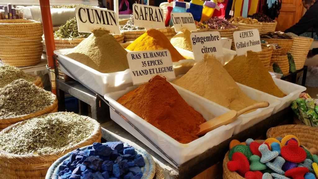 Krydderier i Marrakesh