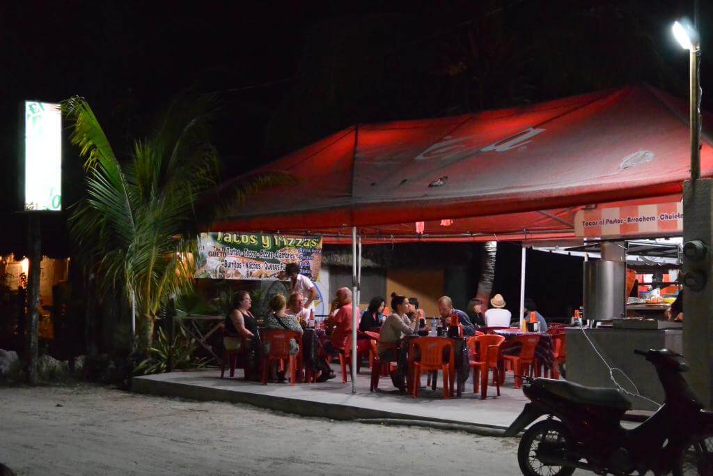 Restaurant på Isla Holbox