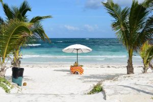 Strand på Yucatan halvøen