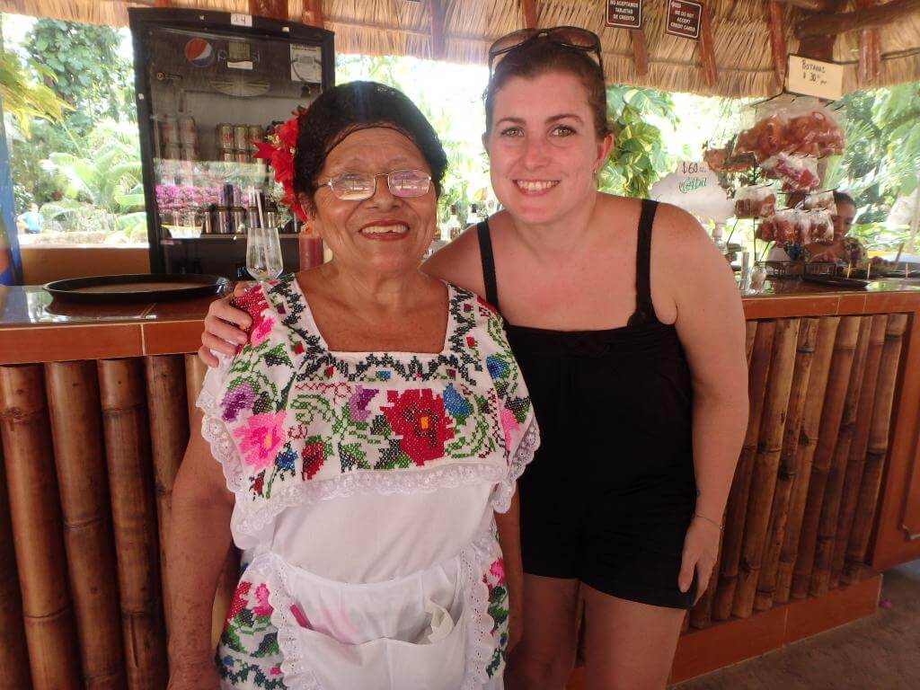 Venligt folk på Yucatan halvøen