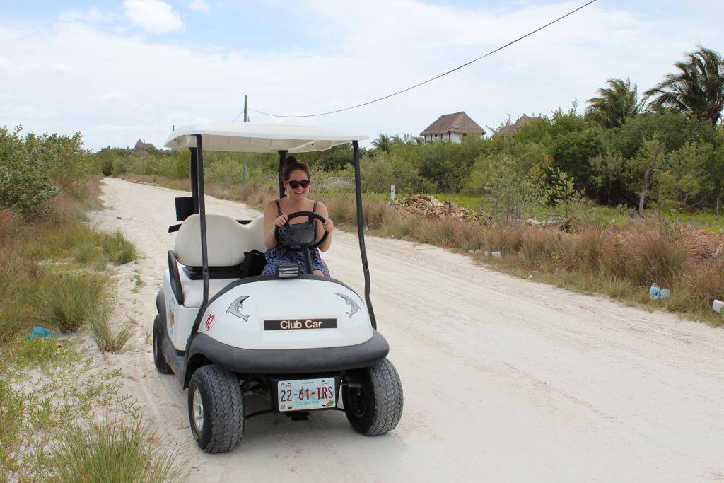 Yucatan halvøen golfvogne