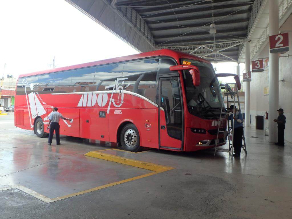 Yucatan halvøen med bus