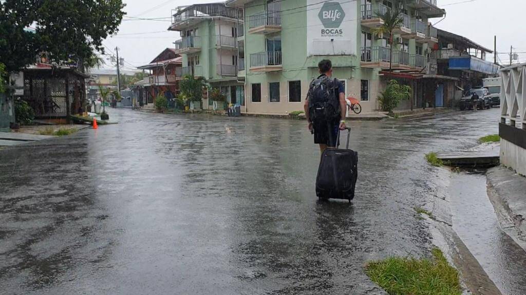 Regnvejr i Bocas
