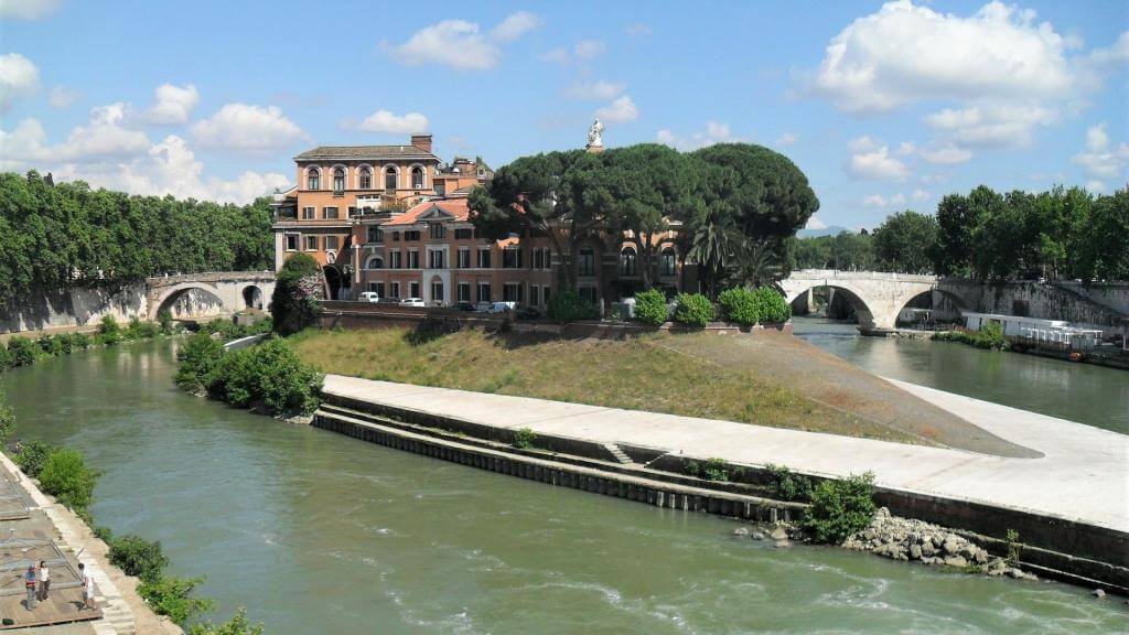 Isola Tiberina i Rom