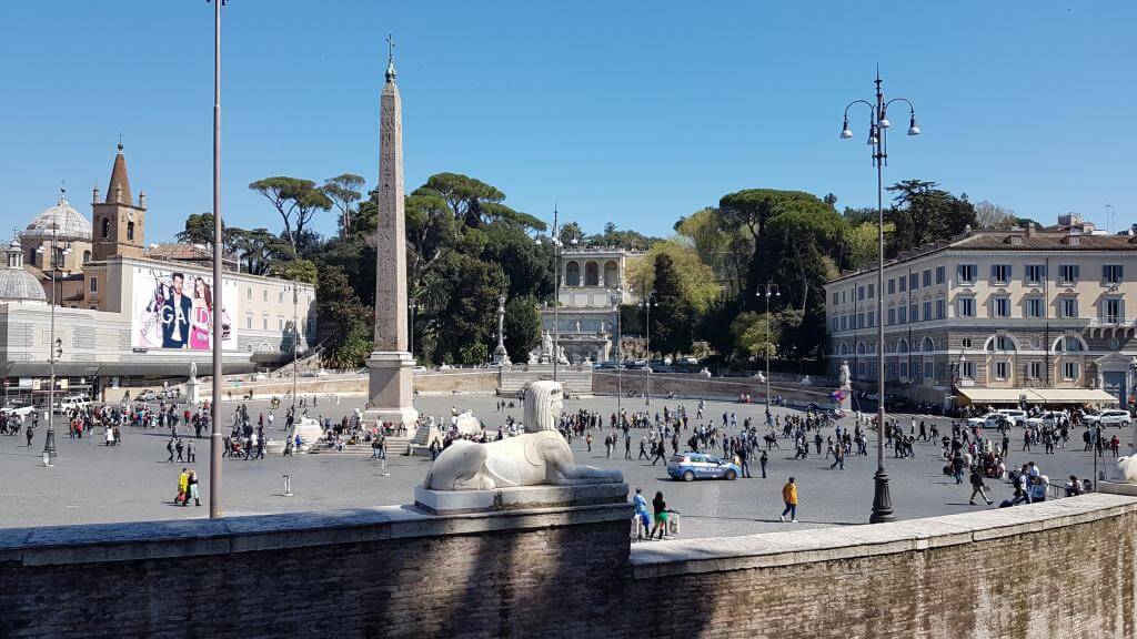 Piazza del Popolo - seværdigheder i rom