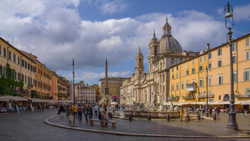 Rom seværdighed - piazza navona