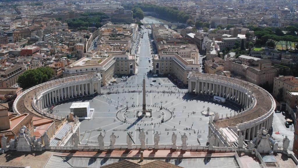 Rom seværdigheder - udsigt fra peterskirken
