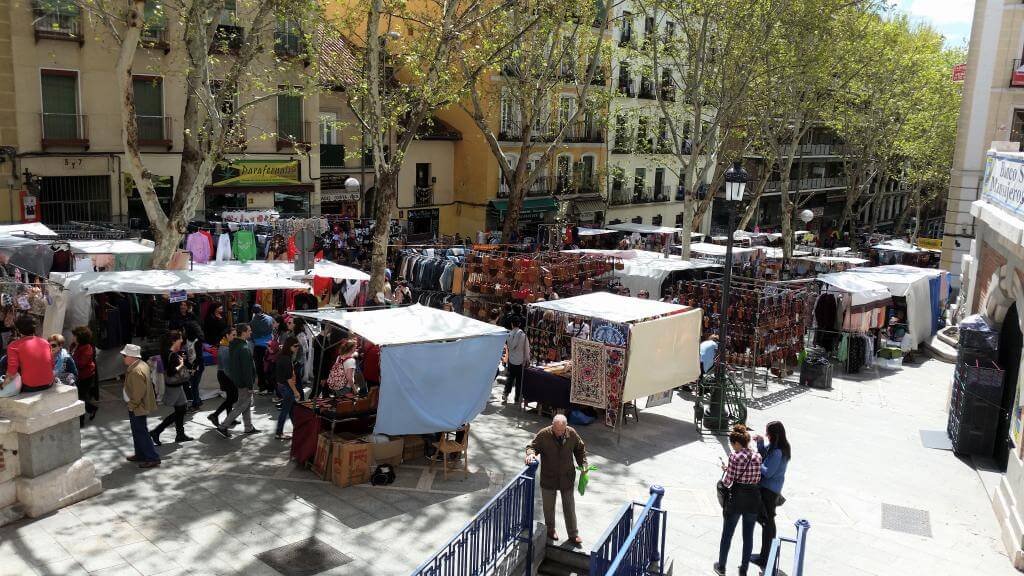 Loppemarked i Madrid