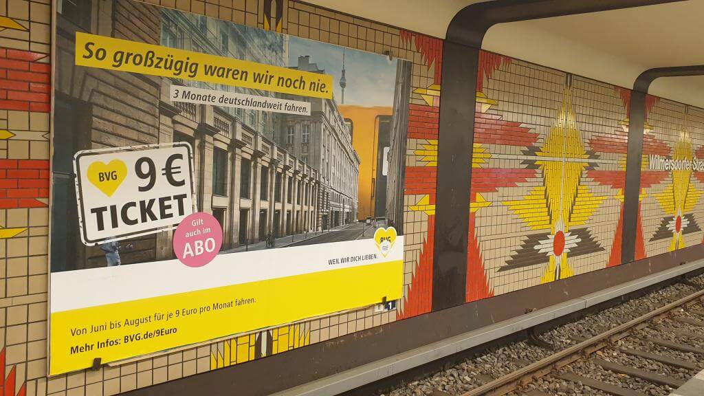 Billig transport i Berlin - 9 euro billet – sommer 2022 RejseKompasset