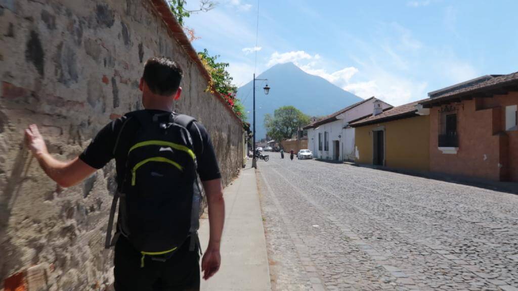 Smukke Agua vulkan i antigua