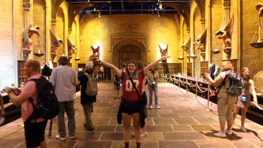 Spisesalen i Harry Potter Studio London