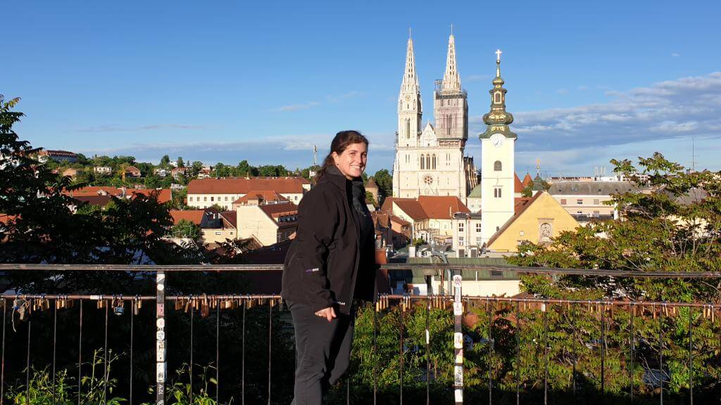 Strossmayer Promenade udsigt Zagreb Kroatien