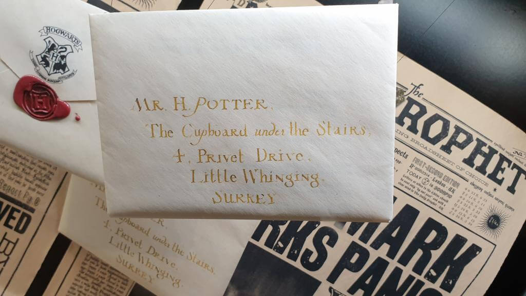 Vi giver Becca billetter til Harry Potter Studio i London