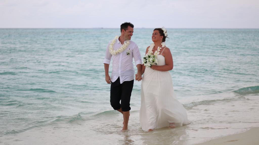 Maldiverne bryllup på stranden