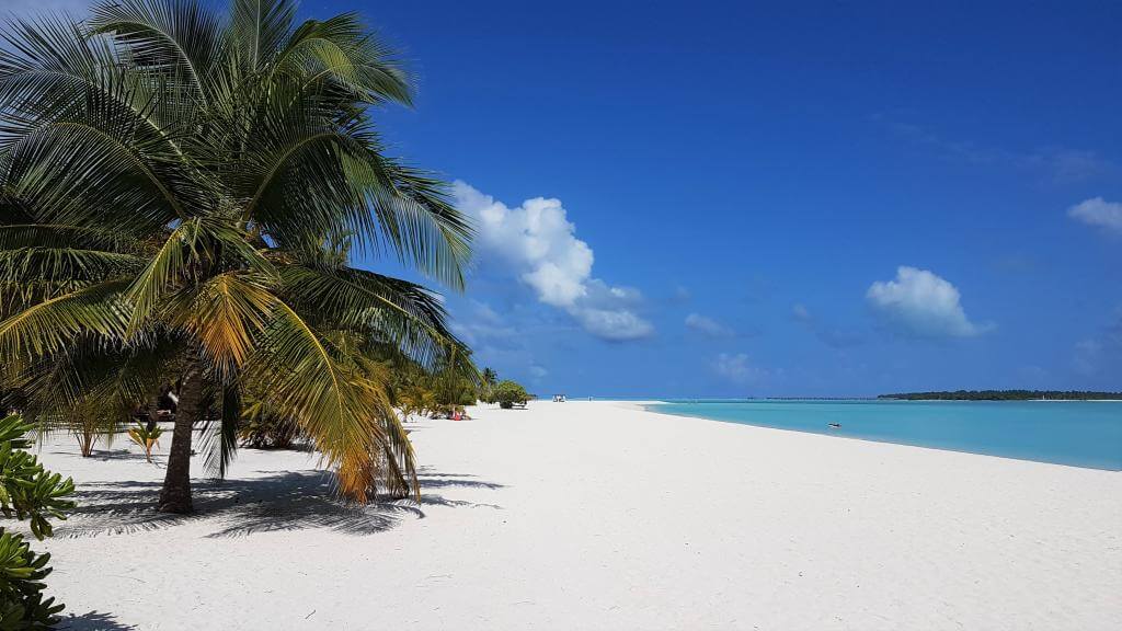 Smuk strand på maldiverne