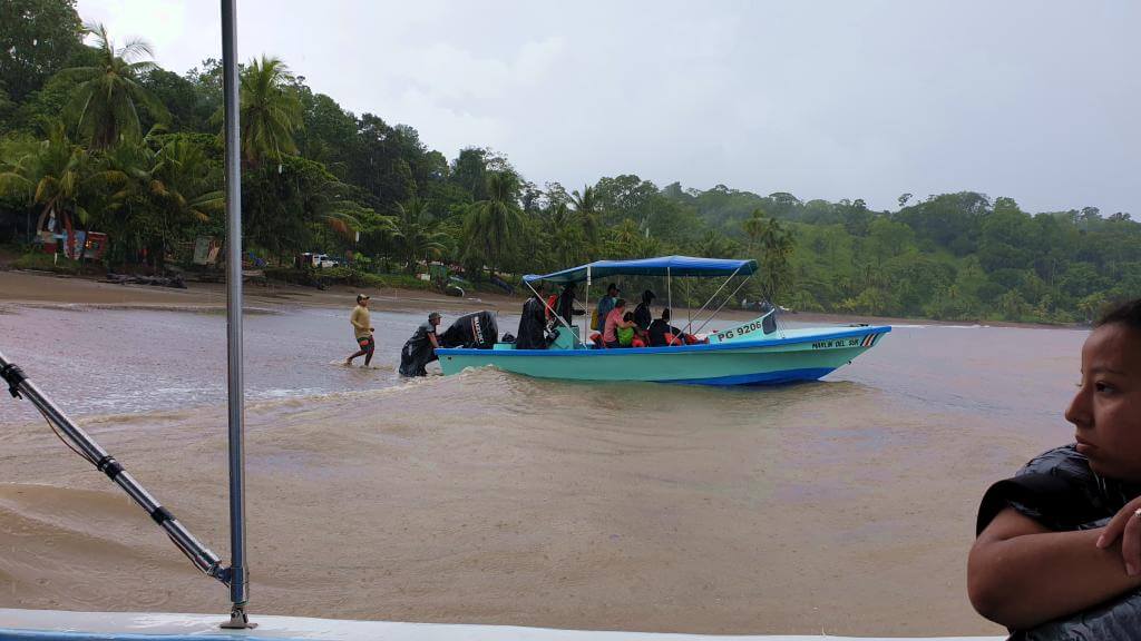 Båd ved Corcovado Nationalpark