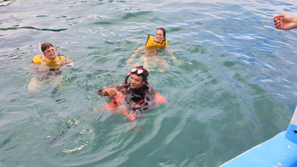 Snorkling ved Cano Island