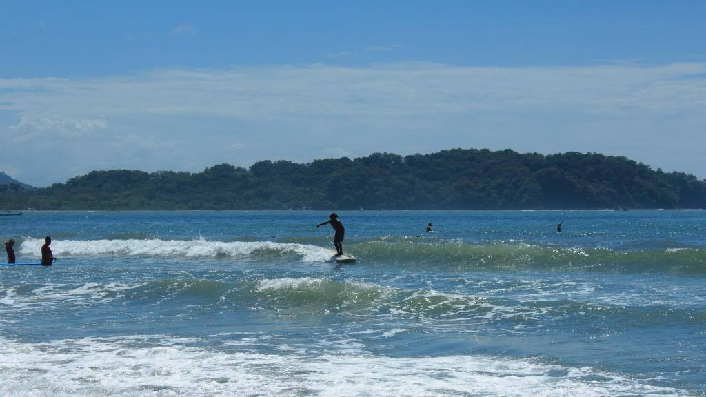 Surfere ved Samara Costa Rica