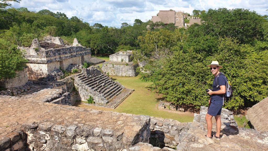 Ek Balam ruiner på Yucatan Mexico
