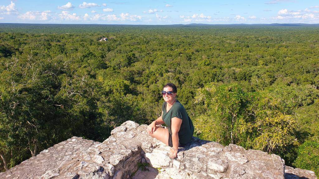Episk udsigt over jungle i Mexico