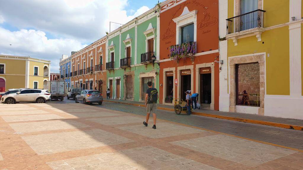 Farverige Campeche på Yucatan Mexico