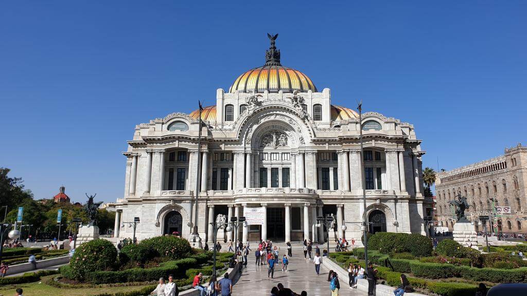 Mexico City seværdigheder - Paladset Bellas Artes
