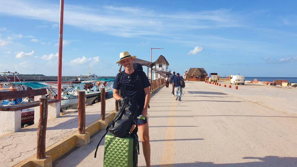 På vej til Isla Holbox