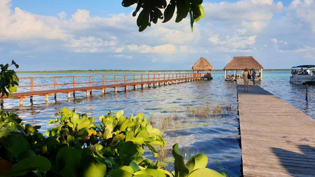 Smukke Bacalar i Mexico