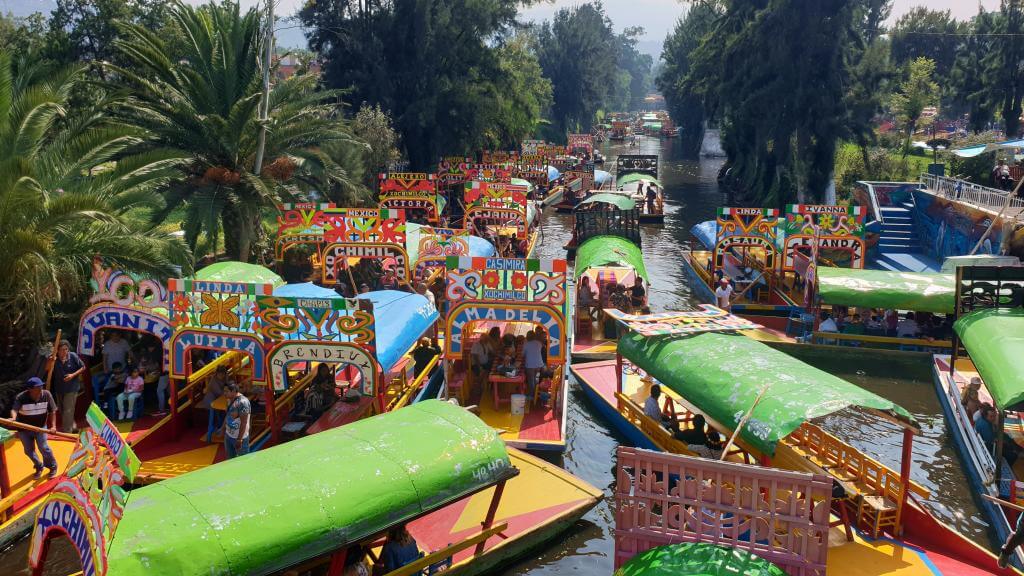 Xochimilco - sjov seværdighed i Mexico City