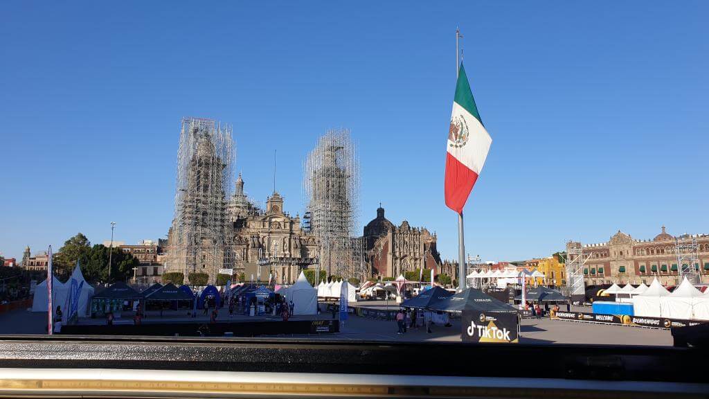 Zocalo i Mexico City