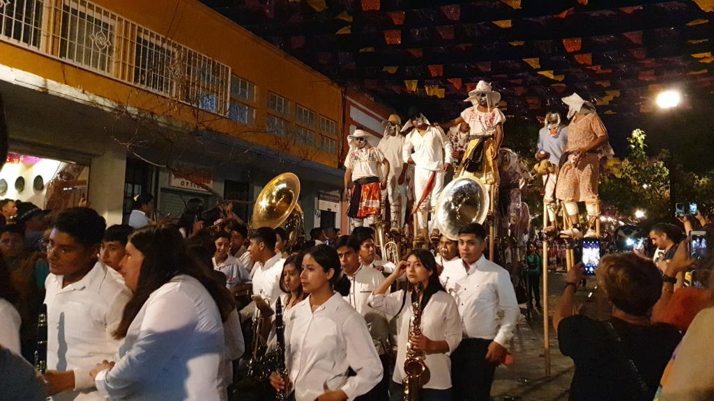 De dødes dag parade i Mexico