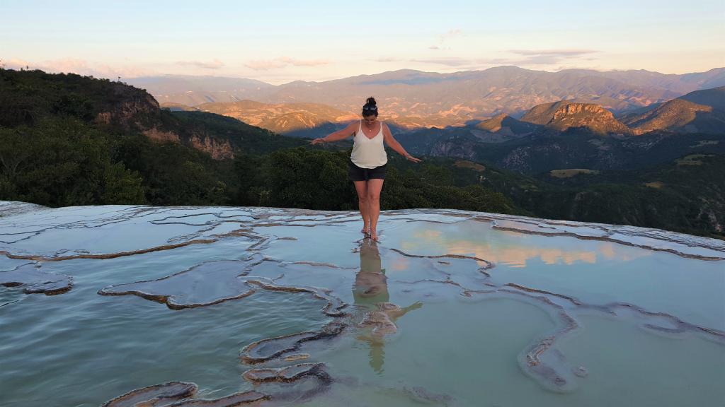 Hierve el Agua - seværdighed i Oaxaca