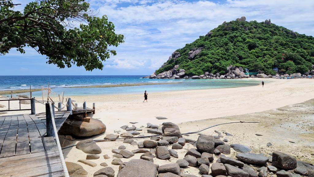 Besøg på strand thailand
