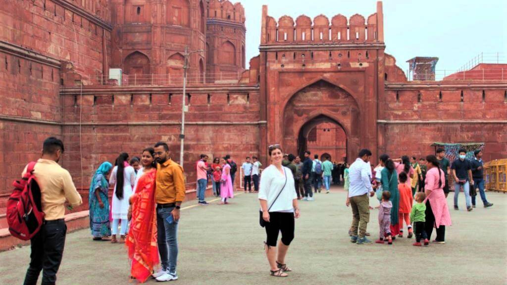 Seværdighed i Delhi - det røde fort