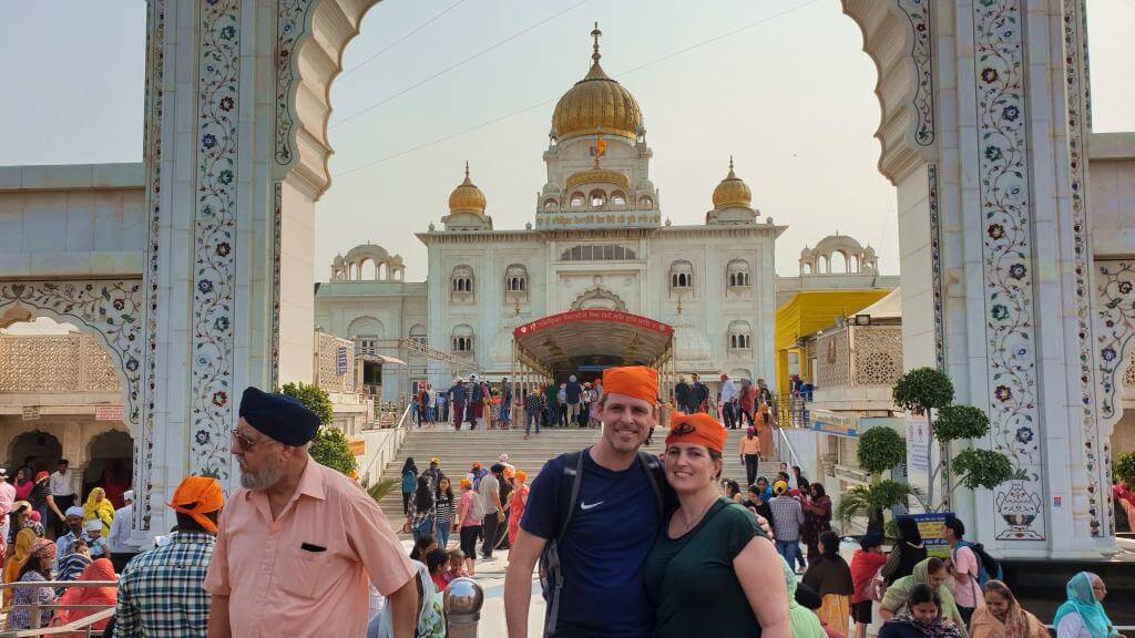 Sikh Tempel i indiens hovedstad