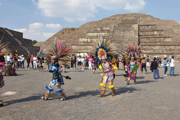 Mexico pyramider - Teotihuacan ritual