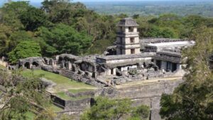 Palenque pyramider i Mexico