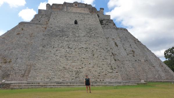 Uxmal pyramide i Mexico