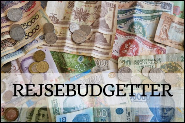 Rejsebudget - hvad koster en rejse